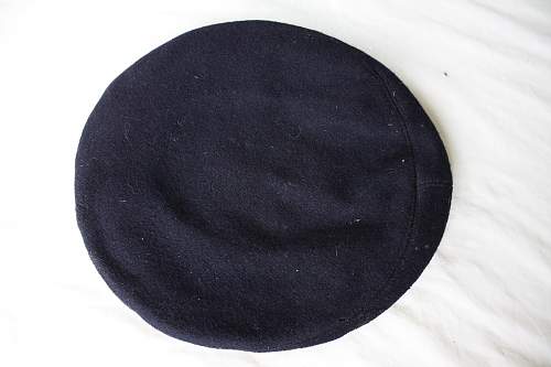 dark blue 1942 ARP beret