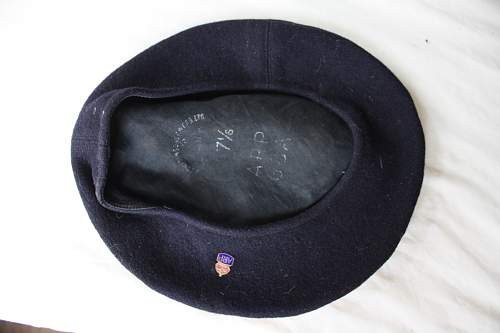 dark blue 1942 ARP beret