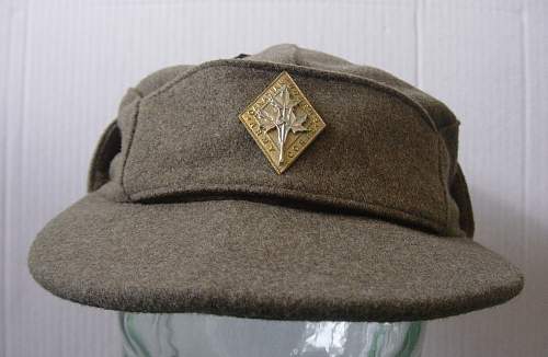 Canadian Women's Army Corps cap.