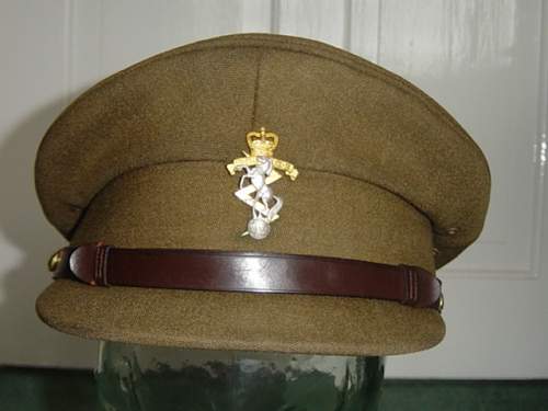 British REME Officers Service Dress cap