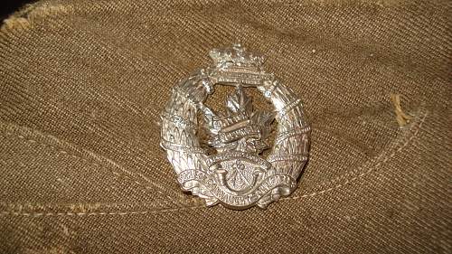 Canadian Soldiers Wedge Cap worn as POW???