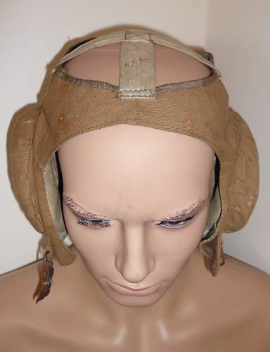 Any ideas? Unusual 'flying helmet' / aircraft controllers helmet