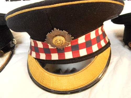 Foot Guards Officer's dress visor caps