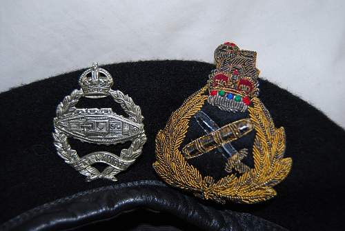 The Royal Tank Regt black beret