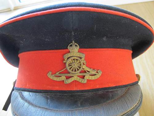 Royal Artillery (Territorial Force) officers forage cap 1908-1917