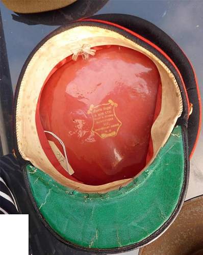 Royal Artillery field officers forage cap circa WWII