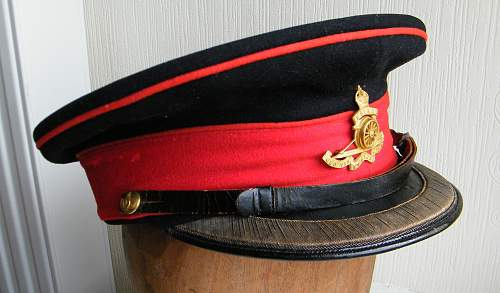 Royal Artillery field officers forage cap circa WWII