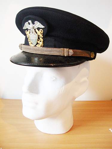 US naval cap for review.