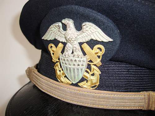 US naval cap for review.