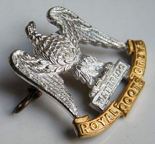 Royal Scots Greys officers SD cap
