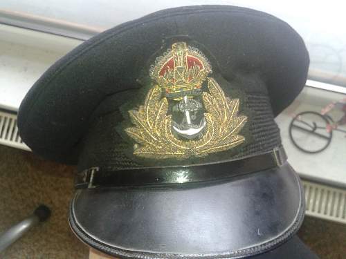 British navy cap