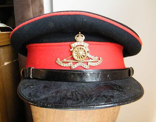 Royal Artillery Junior Officers forage/(dress) cap