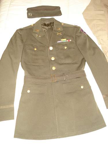 WWII US 3rd ARMY OFFICER'S UNIFORM - What do you think???