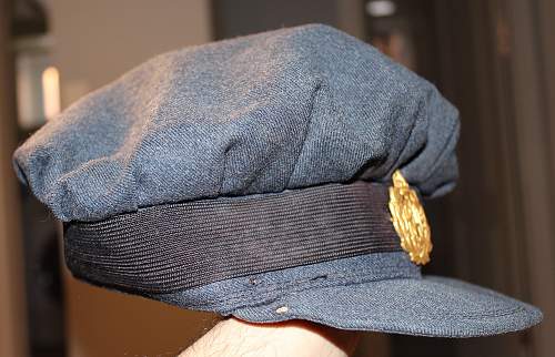 1942 RCAF Women's Division (RCAF WD) Visor by Eaton - named