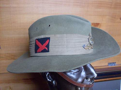 WW2 RA Slouch hat