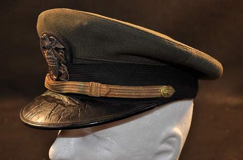 WW2 US NAVY Officers cap.