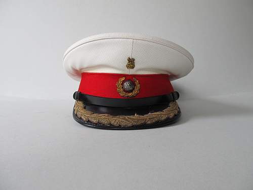 Royal Marines officer's dress cap
