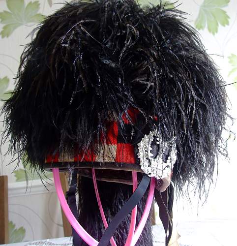 Gordon Highlanders feather bonnet