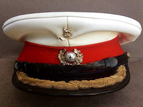 Royal Marines officer's dress cap