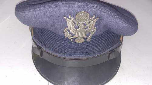 USAF cap era and rank