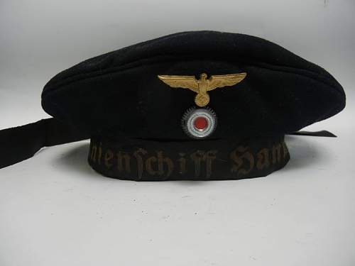 kriegsmarine cap by Hugo Poppe, original but from what year?