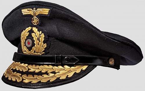 kriegsmarine cap by Hugo Poppe, original but from what year?