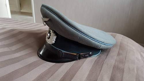 Nachschub NCO visor cap Hermann Naubert