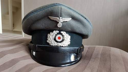 Nachschub NCO visor cap Hermann Naubert