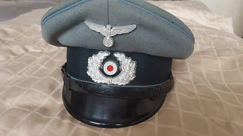 Nachschub NCO visor cap Hermann Naubert