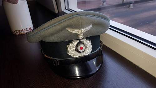 Nachschub NCO visor cap Hermann Naubert