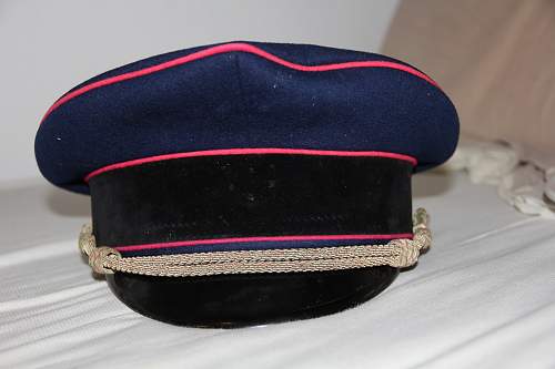 feuerloschpolizei officer visor cap by pekuro