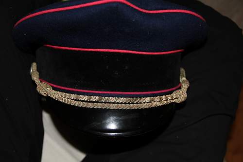 feuerloschpolizei officer visor cap by pekuro