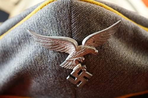 mom n pop Luftwaffe visor cap