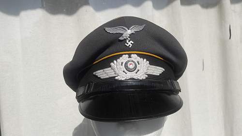 Luftwaffe Schirmmütze Visor Cap for reviev