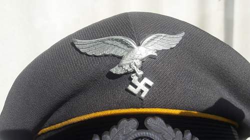 Luftwaffe Schirmmütze Visor Cap for reviev