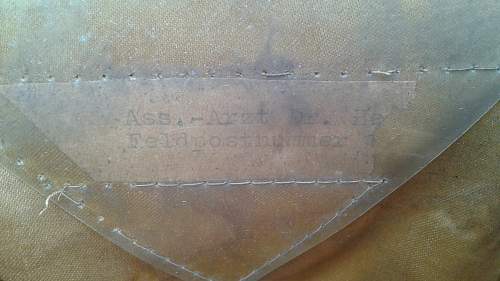 WW2 German Visor Cap ( medical) Theater made Eagle ?