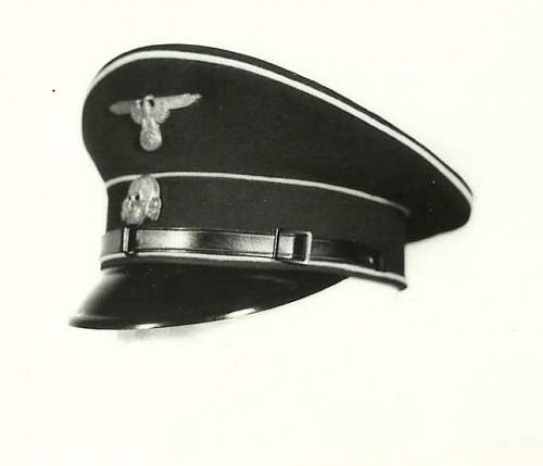 My first black SS cap, ca. 1971.