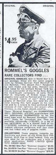 Rommel's Goggles