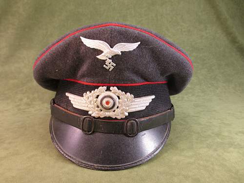 Luftwaffe NCO/EM visor cap