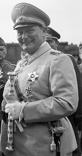 Reichsmarschall Hermann Wilhelm Göring and his caps