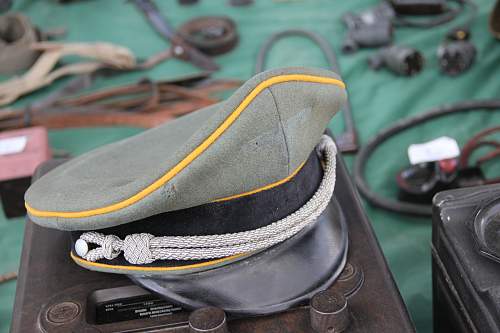 Waffen SS Colour-Piped officer Visor for review (pekuro)