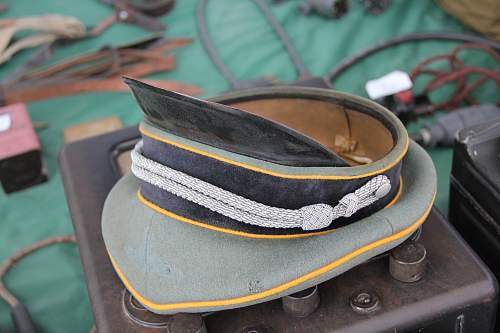 Waffen SS Colour-Piped officer Visor for review (pekuro)