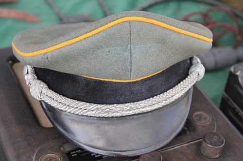 Waffen SS Colour-Piped officer Visor for review (pekuro)