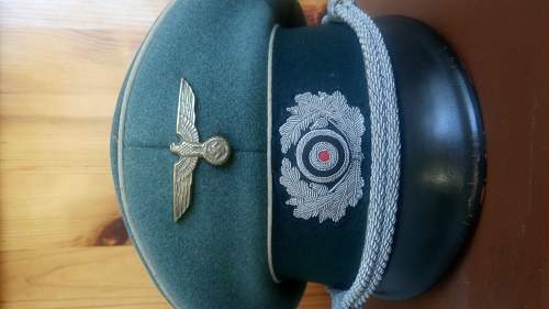 Heer officer visor cap