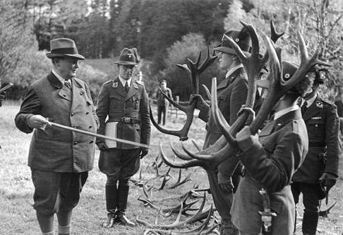 Reichsmarschall Hermann Wilhelm Göring and his caps