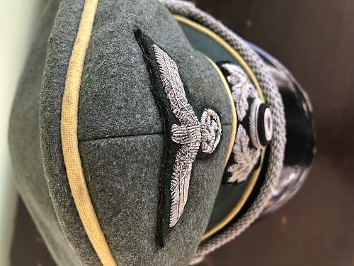 WW2 German Cavalry Visor - please help!