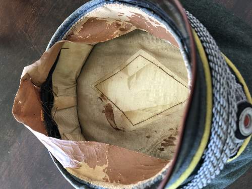 WW2 German Cavalry Visor - please help!