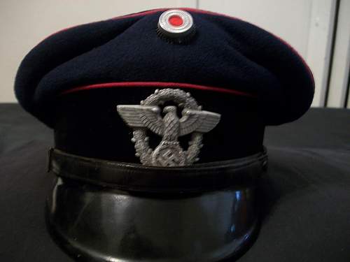 My new Feuerschutzpolizei EM/NCO cap