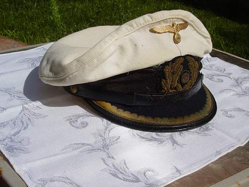 Kriegsmarine Junior Grade Officer Hat