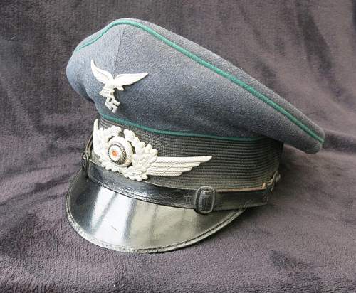 Luftwaffe Administration NCO's visor cap